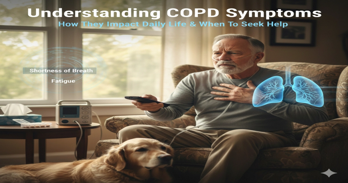 What are the worst symptoms of COPD?